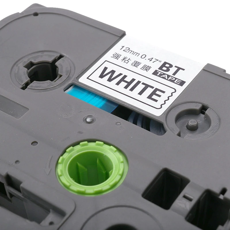 

5Pcs 12Mm Tze Tape Compatible for Brother P-Press Tze231 Label Maker Black on White Laminated Ribbons