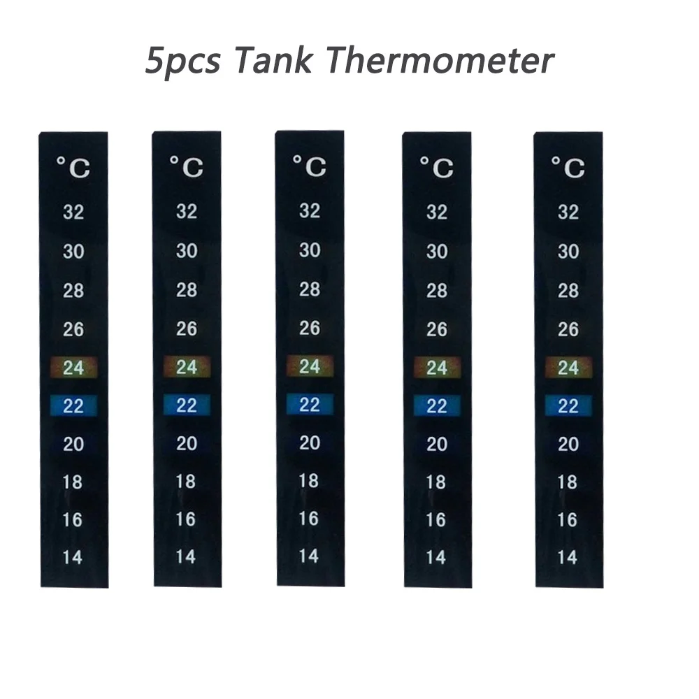 

1 шт./5 шт., цифровой термометр, наклейка для аквариумных аксессуаров, украшение для аквариума, Декор, стекло для воды