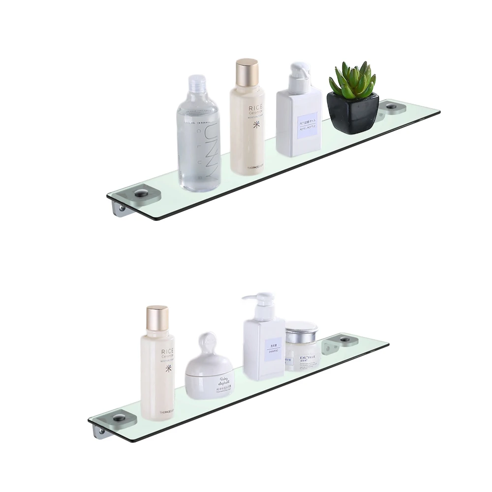 50 см прямоугольная стеклянная полка для ванной комнаты настенный органайзер