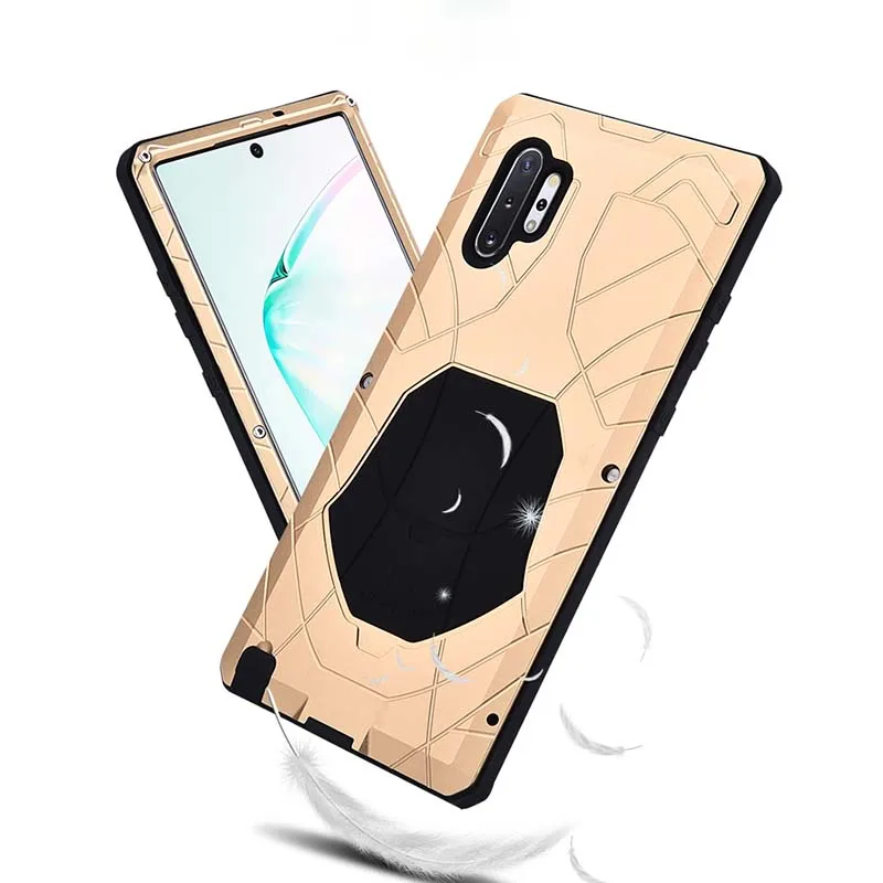 

Case for Samsung Galaxy Note 10 Armor Aluminum Alloy Metal Cover Silicone Bumper Military Shockproof Heavy Duty Cases