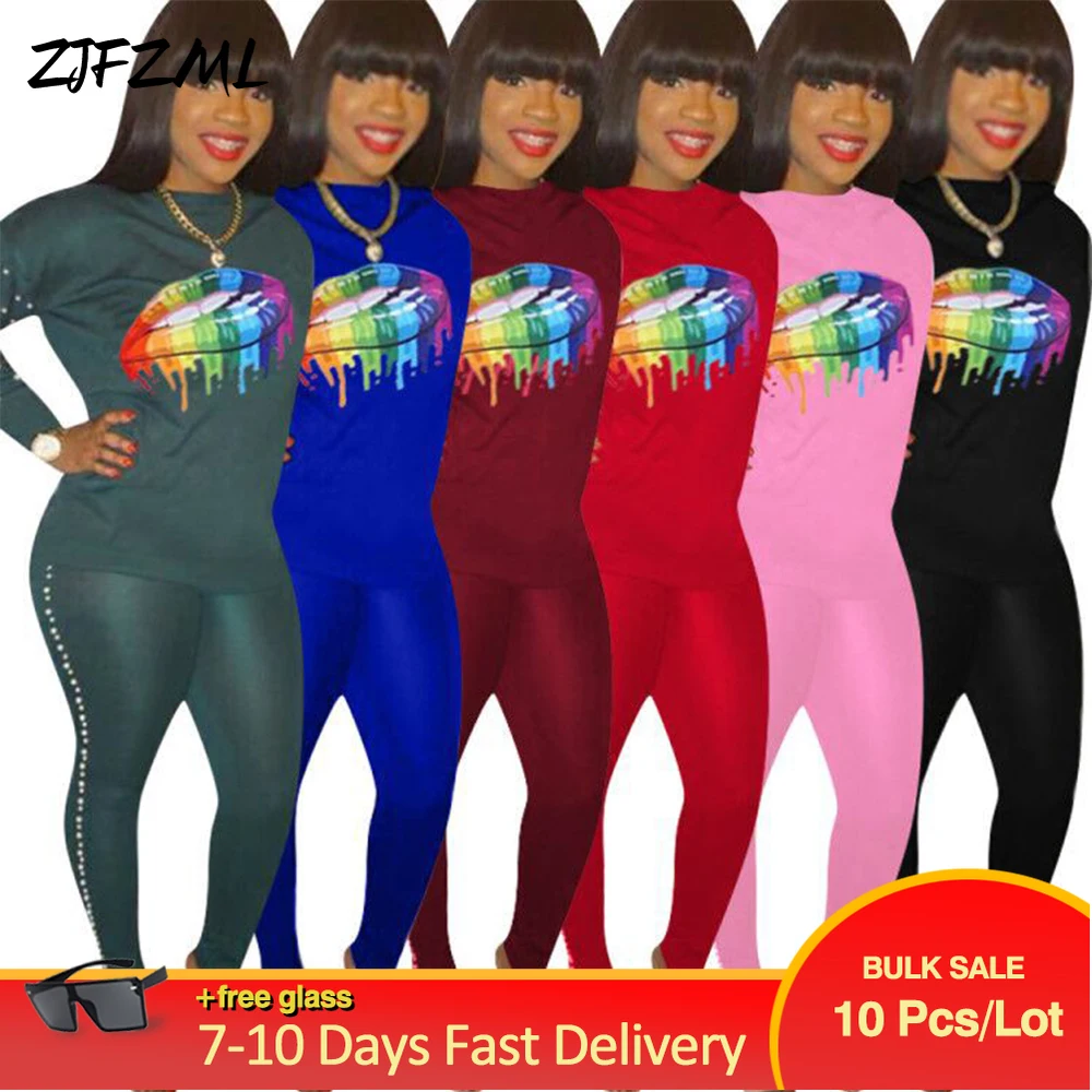 

Оптовая продажа товаров в партии, повседневные женские спортивные костюмы, праздничная одежда на весну 2022, шикарные облегающие брюки со стр...