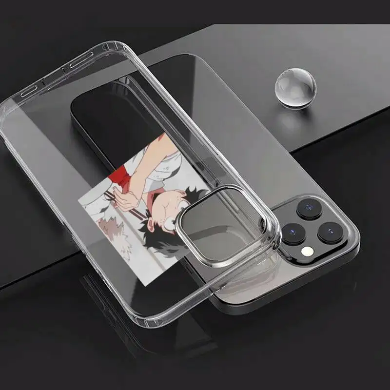 

Japanese Anime Art My Hero Academia Phone Case Transparent for iPhone Samsung A S 11 12 6 7 8 9 30 Pro X Max XR Plus lite