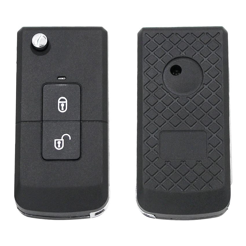 Сверхмаленький складной корпус дистанционного ключа с 2 кнопками для Hyundai Santa Fe