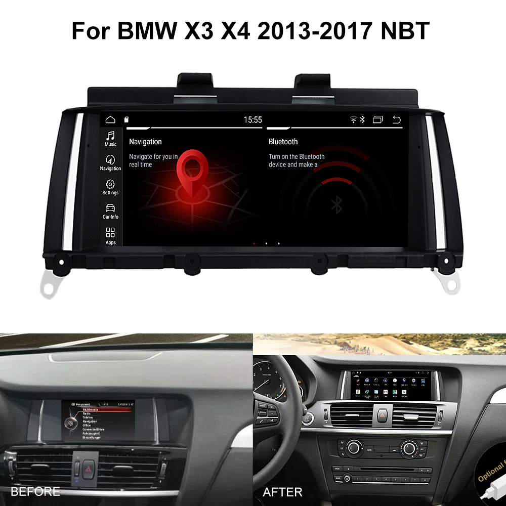 Koason 8.8 inch touch Screen Android ID7 Car Radio Multimedia Player For BMW X3 F25 X4 F26 2013-2017 GPS Navigation | Автомобили и