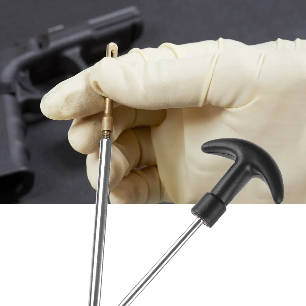 Gun Barrel Cleaning Rods Set Thread 8-32 Aluminum Rod for Pistol Rifle Airsoft Handgun Tool Hunting Accessories | Спорт и