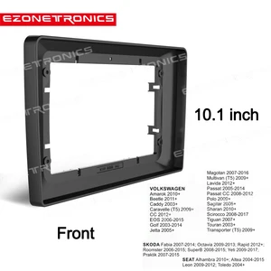 Аудиоадаптер для автомобильного DVD-приборной панели, 10,1 дюйма, для сиденья Volkswagen Touran Passat Golf CC Jetta Magotan, типоразмер 2DIN