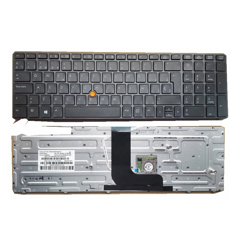 Новый LA Испанский латинский для HP EliteBook 8560w 8570w клавиатура с подсветкой SP |