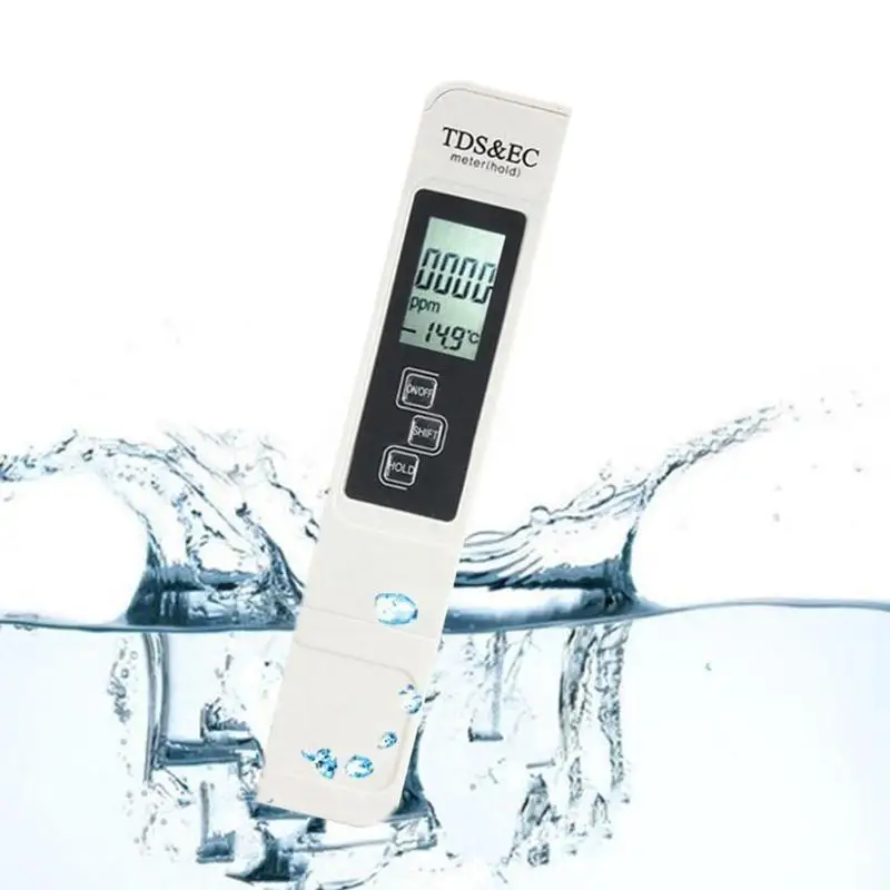 Портативный Цифровой измеритель TDS точный тестер 0 9990 PPM температура воды