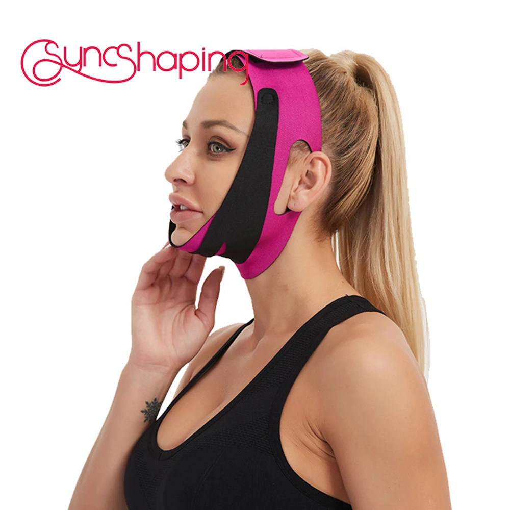 Syncshaping 1111 Face Shaper для коррекции щек женщин эластичная повязка похудения лица