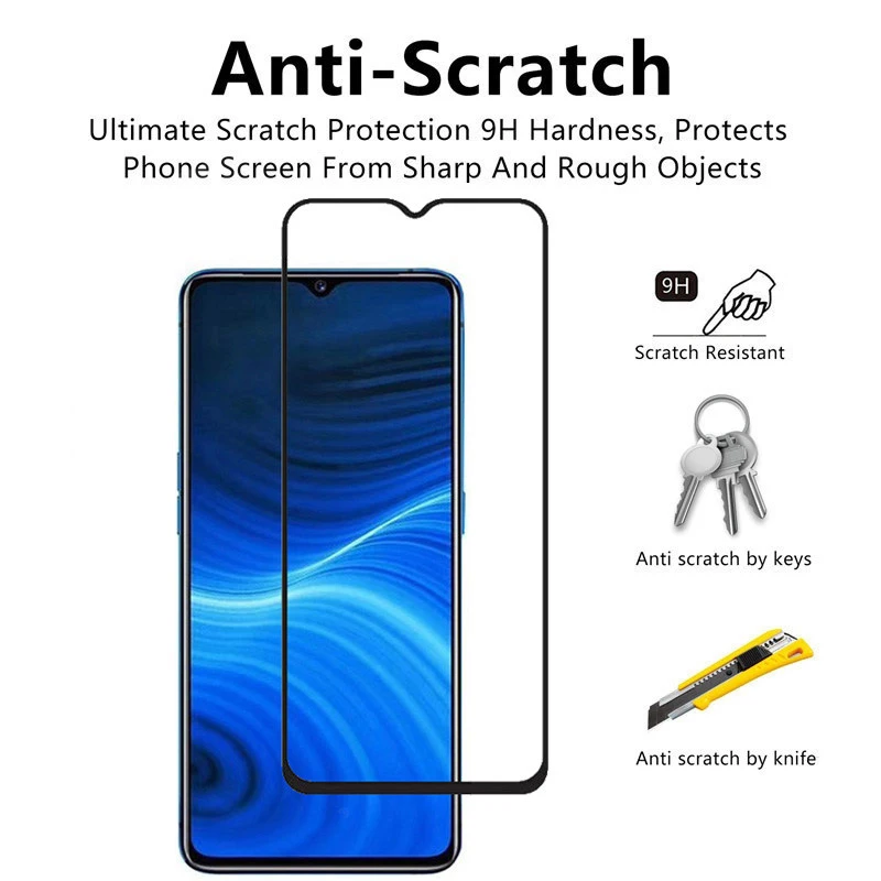Закаленное стекло 4 в 1 для Oppo Realme X3 X Lite 5 Pro 3 5i XT X2 Защитная пленка объектива камеры