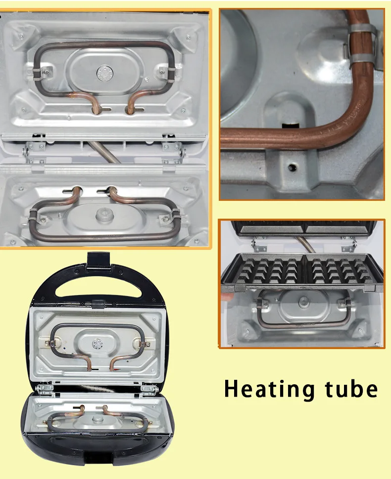220V пять в одном бытовой сэндвич машина тостер Нержавеющая сталь мульти Функция