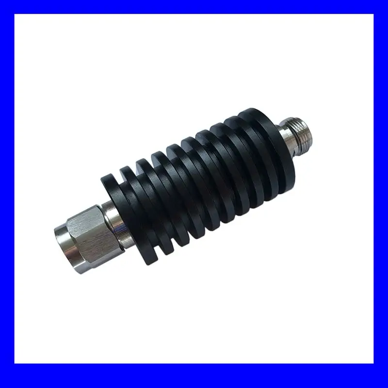 Бесплатная Доставка 20 Вт N штыревой в гнездовой коаксиальный РЧ аттенюатор DC 3GHz 50