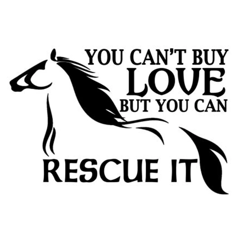

Personality You Can't Buy Love Cartoon Car Sticker Styling Rear Windshield window Lovely Decal Decorative KK Apply To Car Window