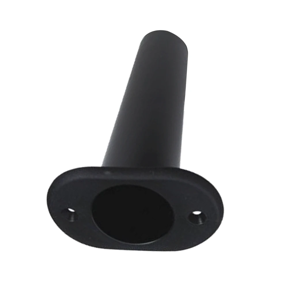 

Marine Flush Mount Fishing Rod Pole Holder for Ship Yacht Rails Storage, 90 Degree, Black