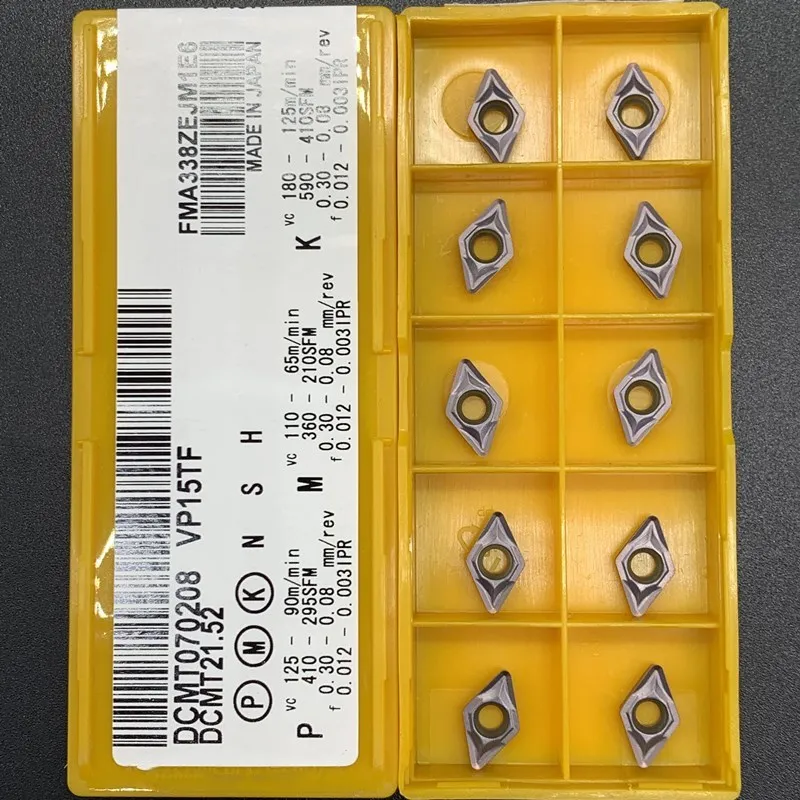 

DCMT070204 DCMT070208 VP15TF UE6020 US735carbide inserts Internal Turning tool face endmills Lathe Tools Milling cutter CNC tool