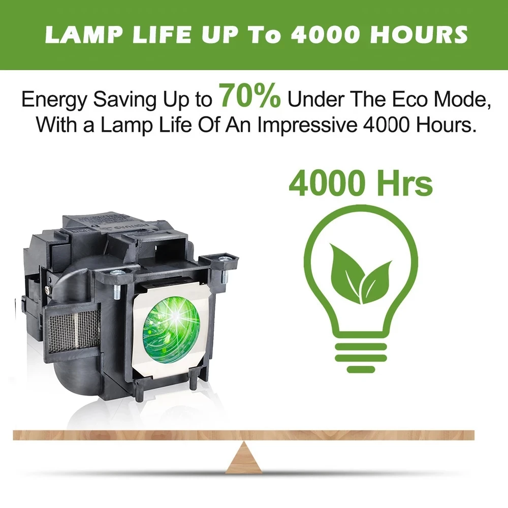 Запасная голая лампа ELPLP48 для EPSON EB-1720 EB-1730 EB-1725 EB-1730W с гарантией 180 дней HAPPY BATE |