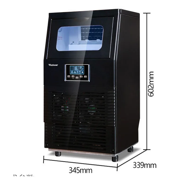 40 кг/24 ч коммерческая электрическая льдогенератор бытовая круглая машина для