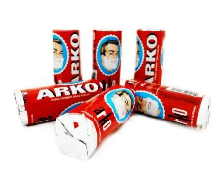 

Arko Stick Shaving Soap 75 Gr x 10 Pcs Stick Barbers Choice for Traditional Shave BEST