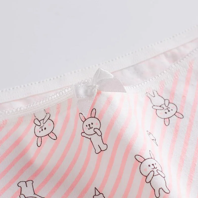 4 шт. трусики для подростков трусы с героями мультфильмов молодых девушек удобные