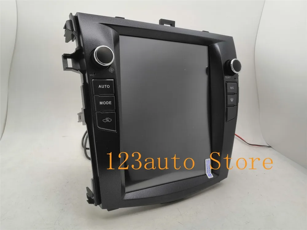 10,4 ''вертикальный Tesla стиль Android 8,1 автомобильный DVD gps плеер для Toyota Corolla 2006 2007 2008 2009 2010 2011 2012 2013 PX6 радио