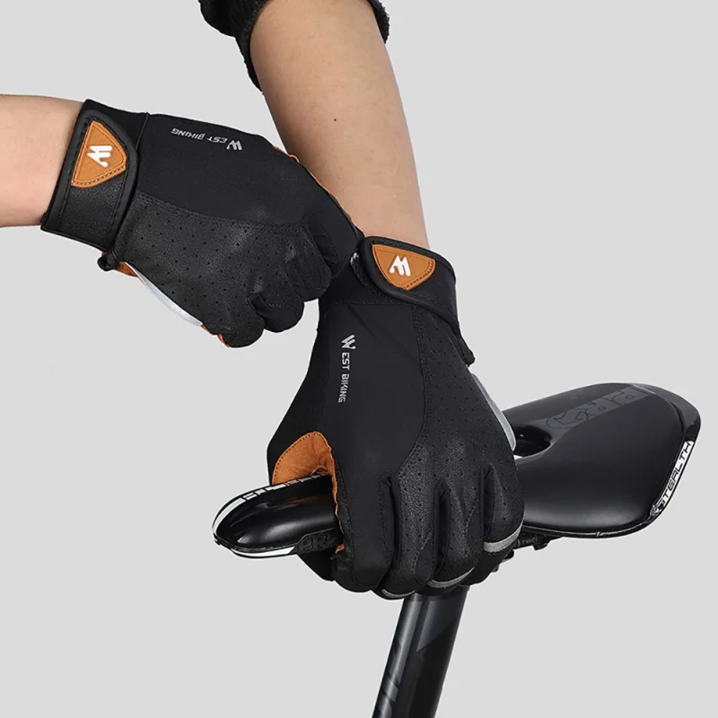 

Cycling Bike Gloves Full Finger Road Riding Gloves,Light Anti-Slip Shock-Absorbing Biking Gloves For Men And Women ZJ
