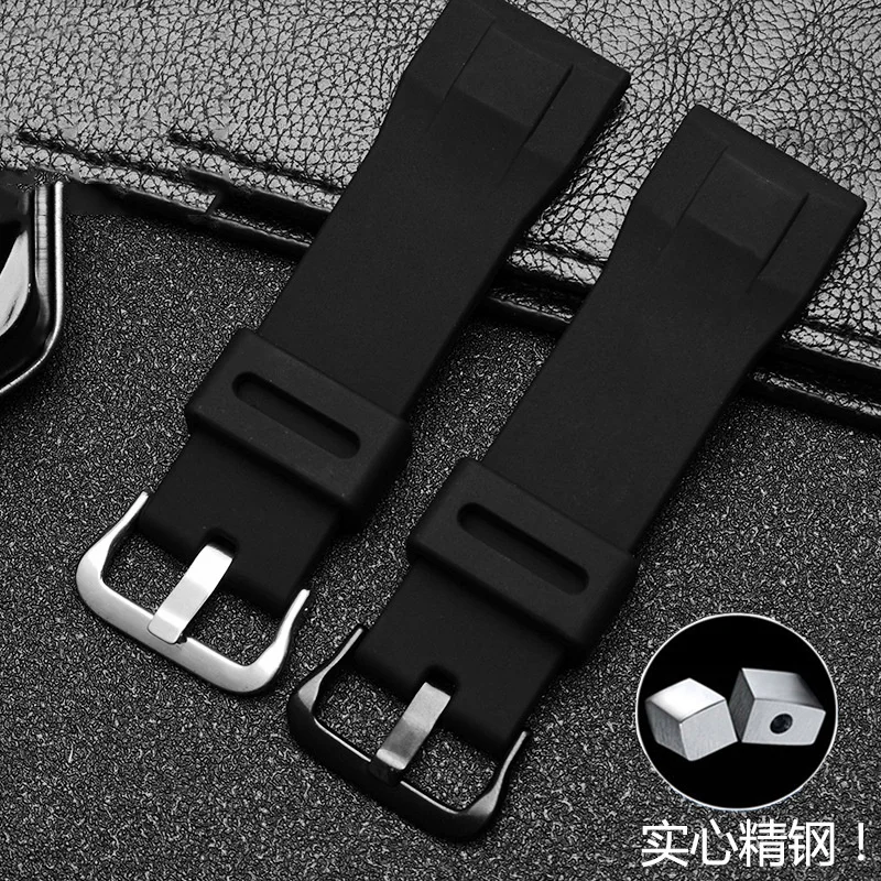 Силиконовый сменный ремешок для смарт-часов Casio PRG-650 PRG-650Y 24 мм прочный