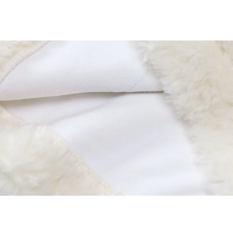 

Teddy Bear Pullover Sweatshirt Women Zipper Long Sleeve Warm Thicken Faux Sheepskin Jumper Tops Female Lambswool Hoodie Coat