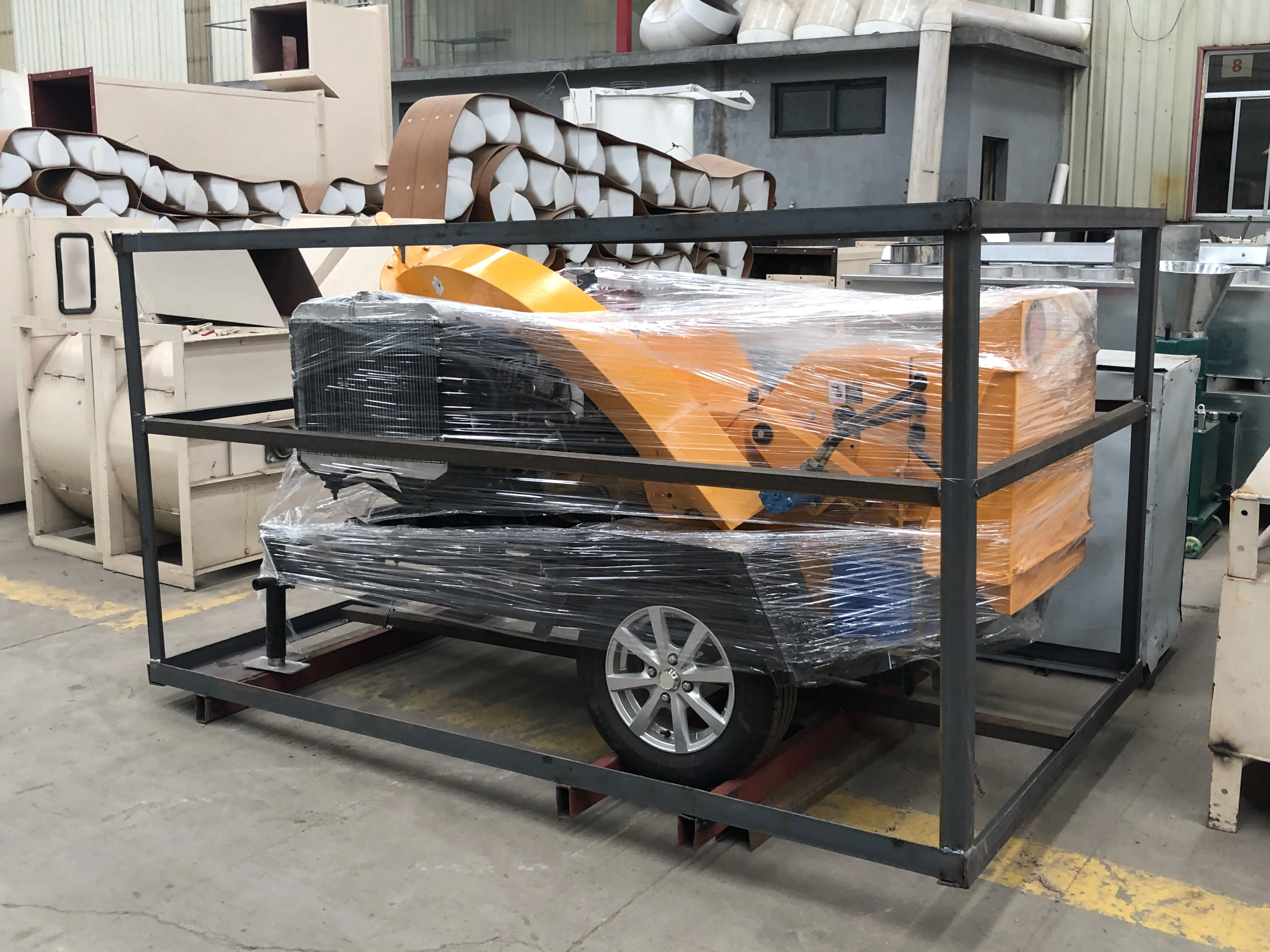 Измельчитель древесины биомасса мобильная машина для измельчения цена