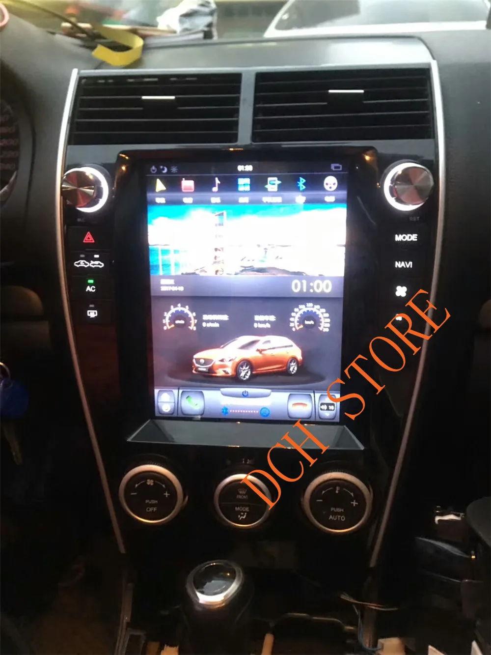 10 4 ''Tesla стиль Android 9 0 PX6 CARPLAY IPS автомобильный DVD GPS навигация радио плеер для mazda 6