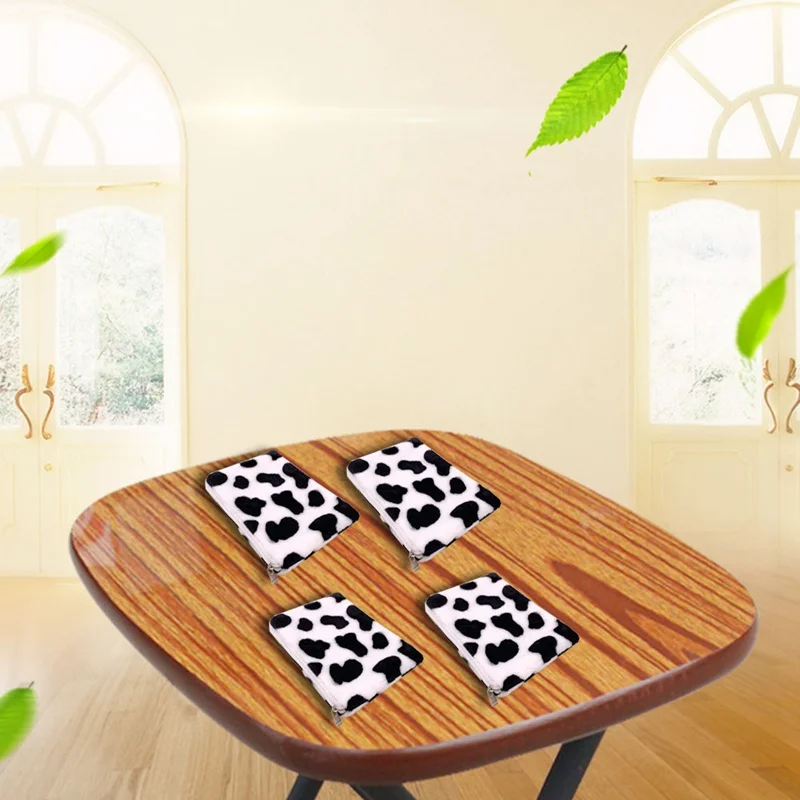 

Lovley Plush Cow Pattern Coin Purses Women Cute Wallet Coin Bags