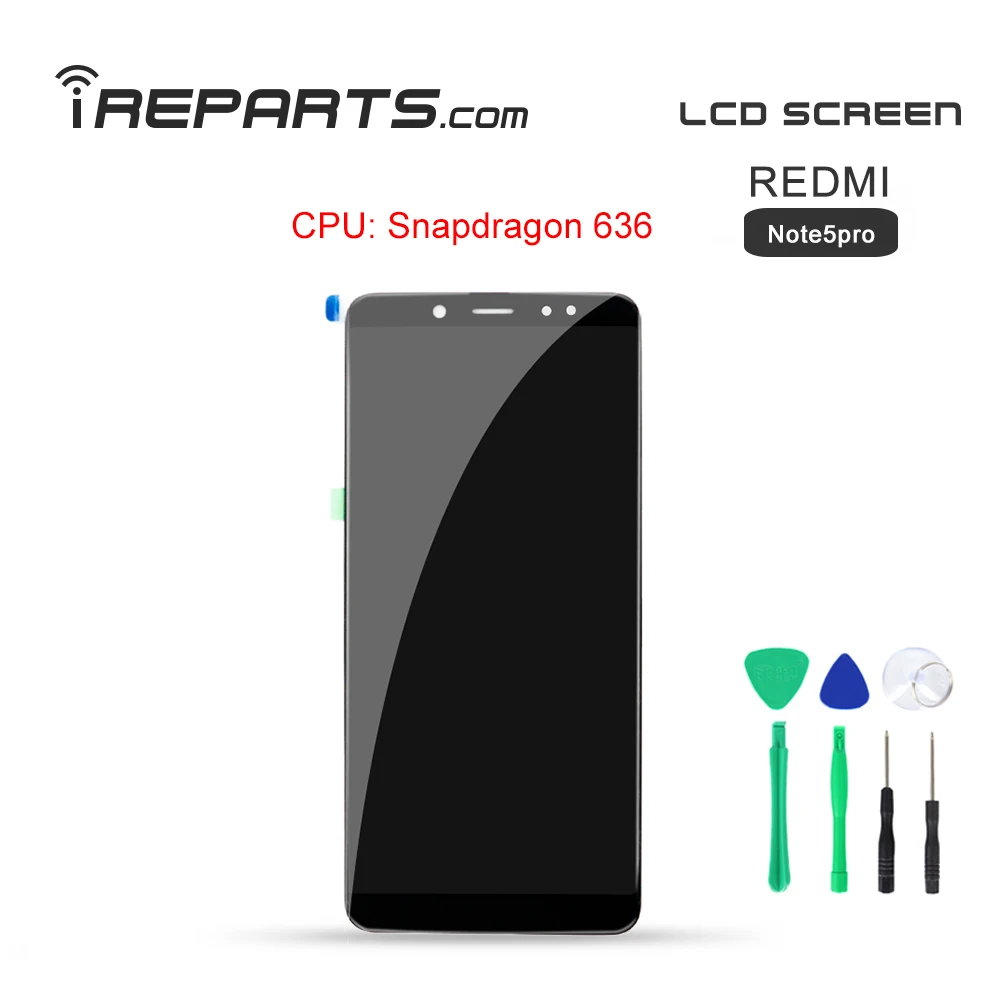 IREPARTS дисплей ЖК для Redmi Note5 Pro Замена Сенсорный экран Xiaomi Note 5 cpu Snapdrogan 636 +