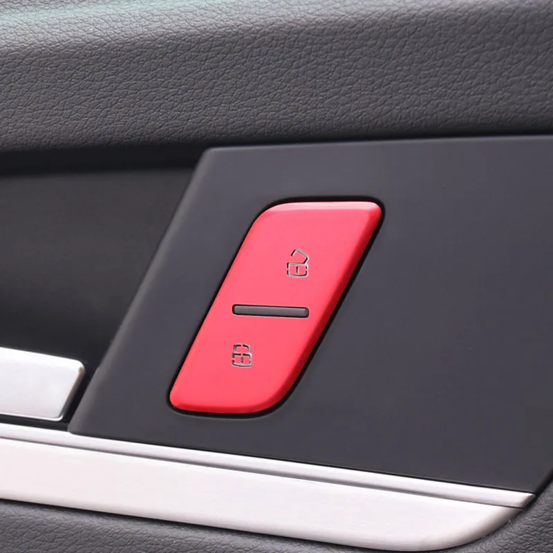 Автомобильный стайлинг кнопок разблокировки двери декоративные чехлы наклейки