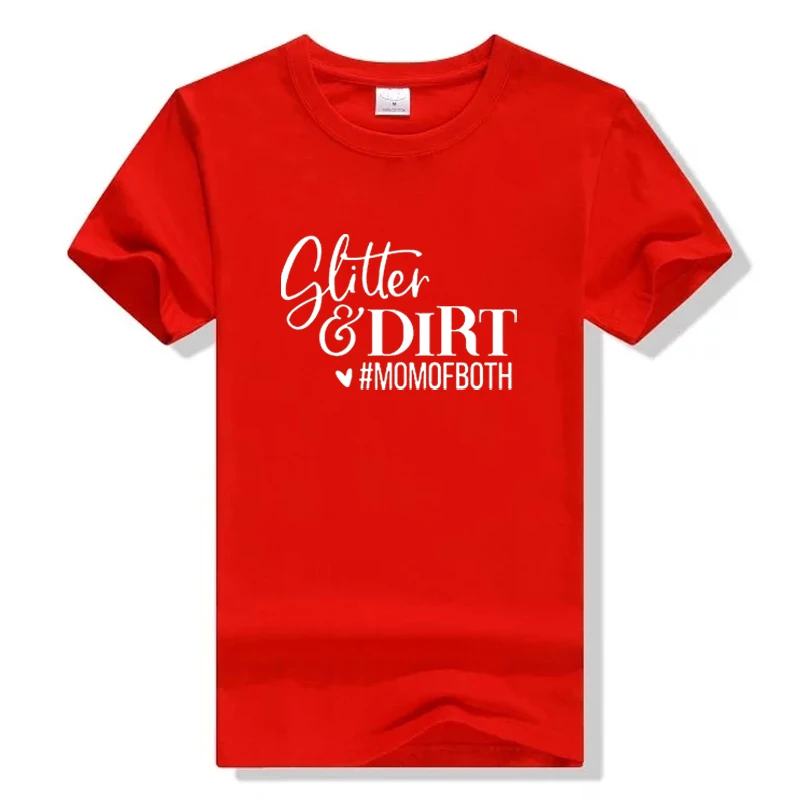 Подарок на день матери гранж Tumblr блестящая и грязная мама обоих букв женская