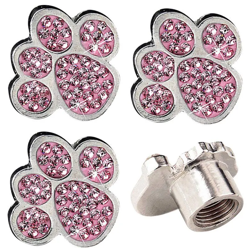 4 шт./компл. автомобильные стильные алмазные колпачки на стержень клапана шины