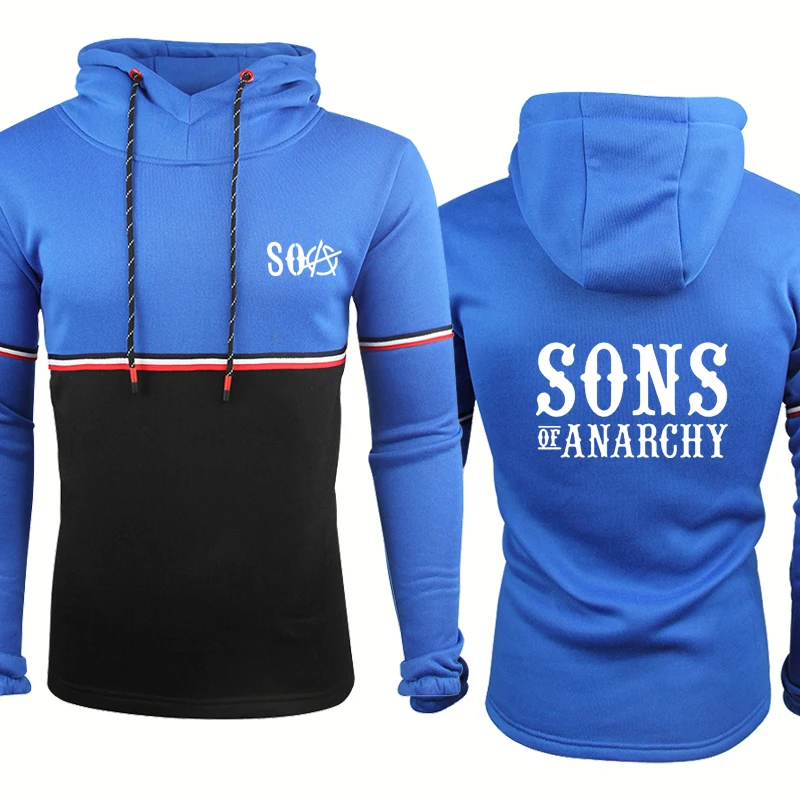 

Spring Autumn Men's Hoodie SOA Sons of Anarchy the Child SONS Printing Casual High Quality Cotton Men's hooded sweater