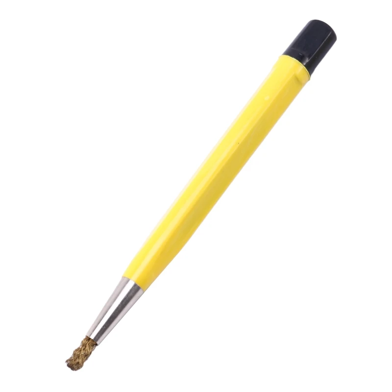 

3Pcs Rust Removal Brush Pen Glass Fiber / Brass / Steel Brush Pen Shape Watch Parts Polishing Tool Watch Parts Accessory