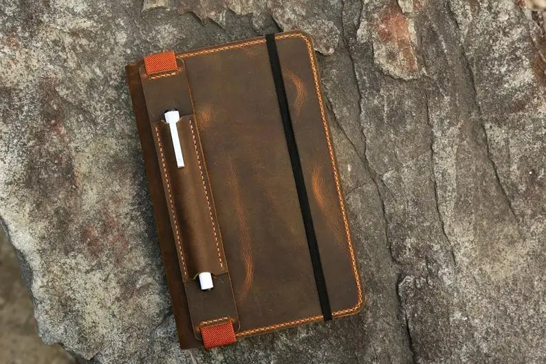 Кожаный чехол для ноутбука Moleskine Classic notebook ретро кожаный Big Cahier Volant Journal