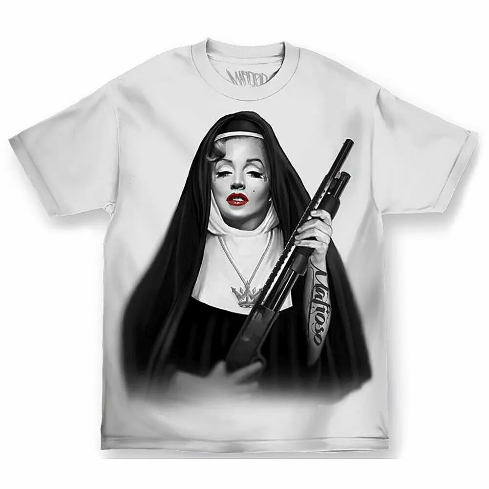 Mafioso Men'S Sister Monroe футболка с короткими рукавами белая Мэрилин Монро Crewneck C|Мужские
