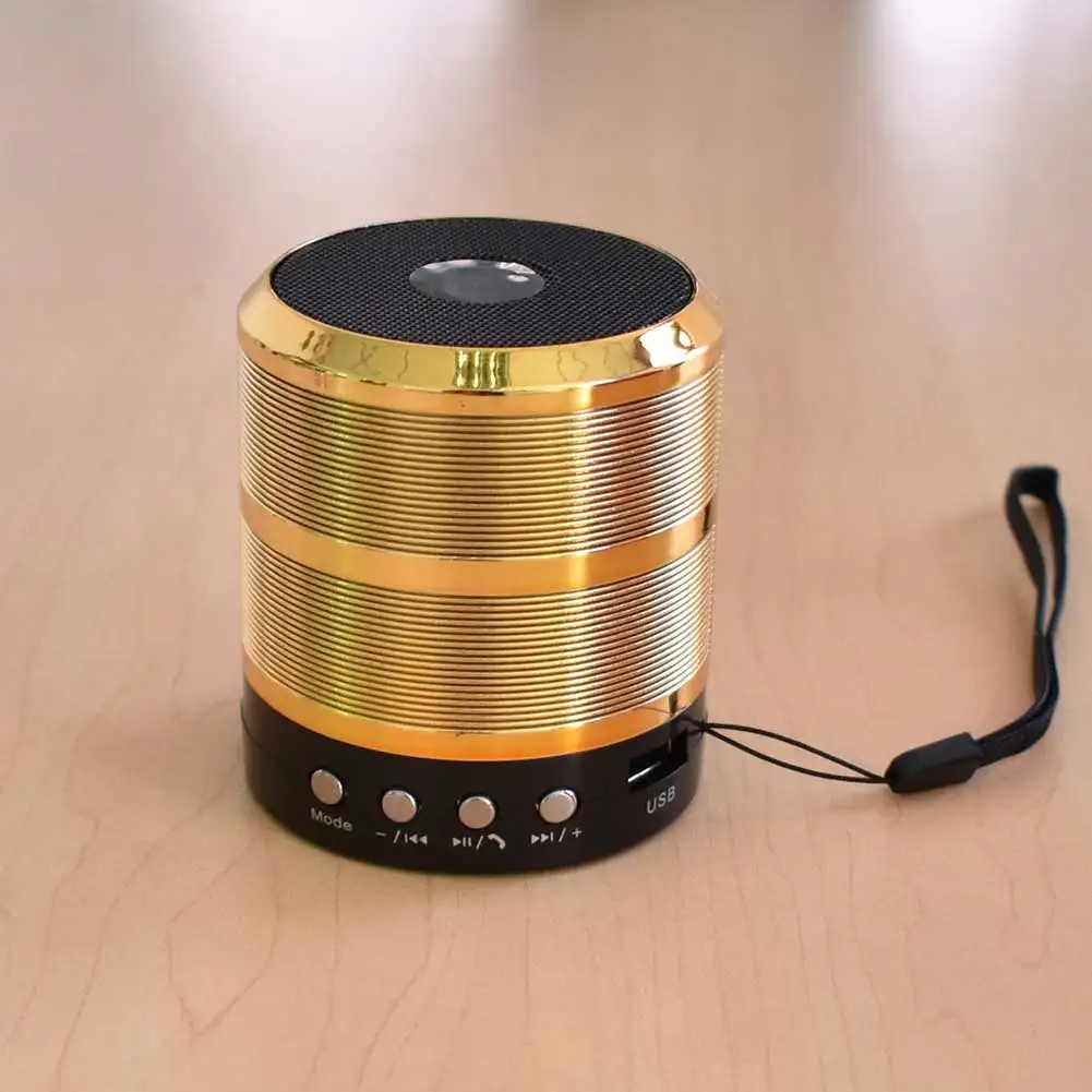 Мини Bluetooth динамик со стерео цветной светодиодный светильник музыкальная шкатулка TF AXU USB fm-радио с микрофоном Громкая Связь Динамик EX11