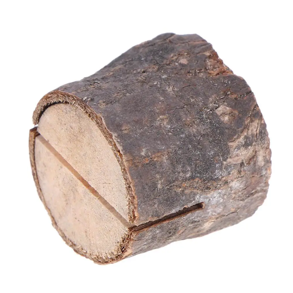 10 шт./компл. Оригинальный Деревянный ворс карточка с именем и местом подставка