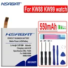 Аккумулятор HSABAT 550 мАч KW88 для смарт-часов kingwear KW88 KW99 KW88 Pro
