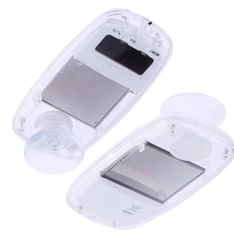 Solar Thermometer Meter Electric Suction Cup LCD Digital Display Greenhouse Garden Wall Window Power Indoor |