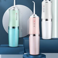 portable electric oral irrigator dental water jet water flosser teeth cleaner scaler for stains tartar removal tool