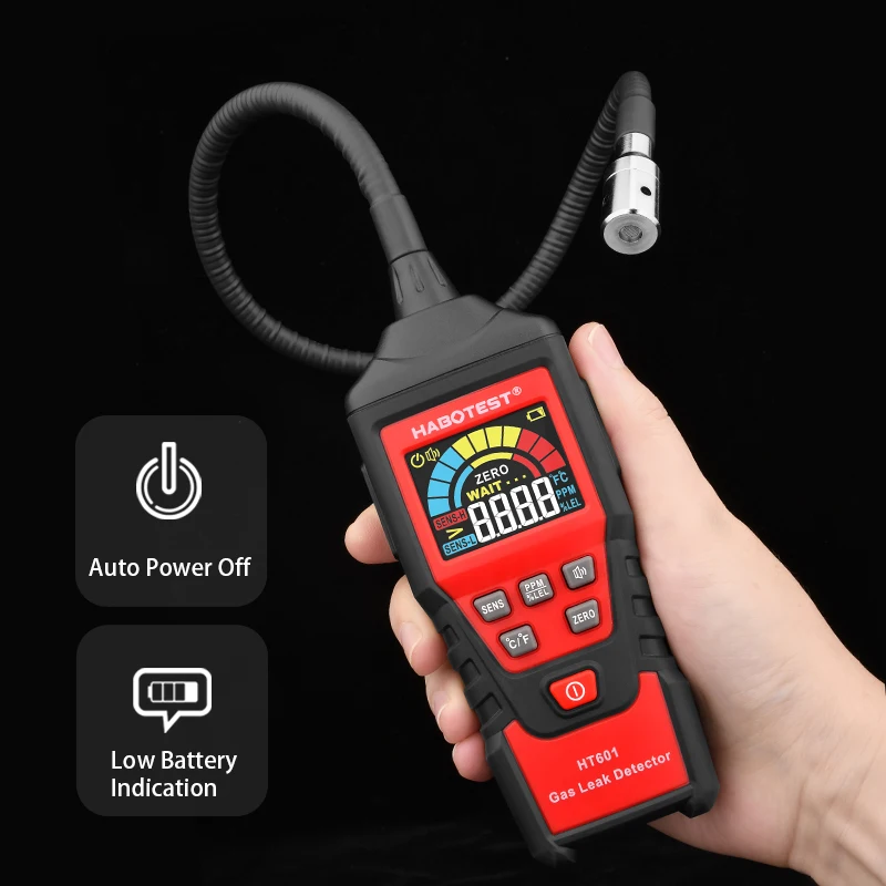 Детектор утечки газа анализатор монитор горючих легковоспламеняющихся