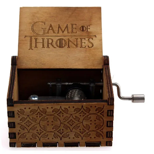 Game of Thrones Новая музыкальная шкатулка QUEEN LOVE DAD And LOVE MAM My Sun музыкальная старинная резная деревянная рукоятка мама и подарки для папы подарок на день рождения - Цвет: Game of Thrones