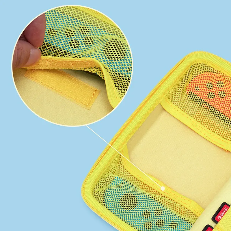 Чехол сумка портативный для Nintendo Switch Жесткий из ЭВА с рисунком лимона игровых