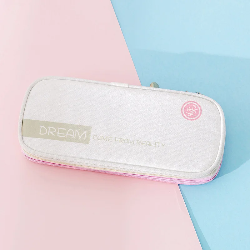 Пенал эластичный двухслойный чехол для ручек и карандашей школьные