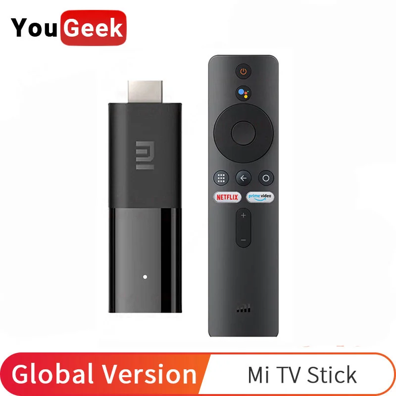 Оригинальный ТВ стик Xiaomi Mi Smart Android TV 9 0 HDR Восьмиядерный 1 ГБ ОЗУ 8 Гб ПЗУ Bluetooth Google