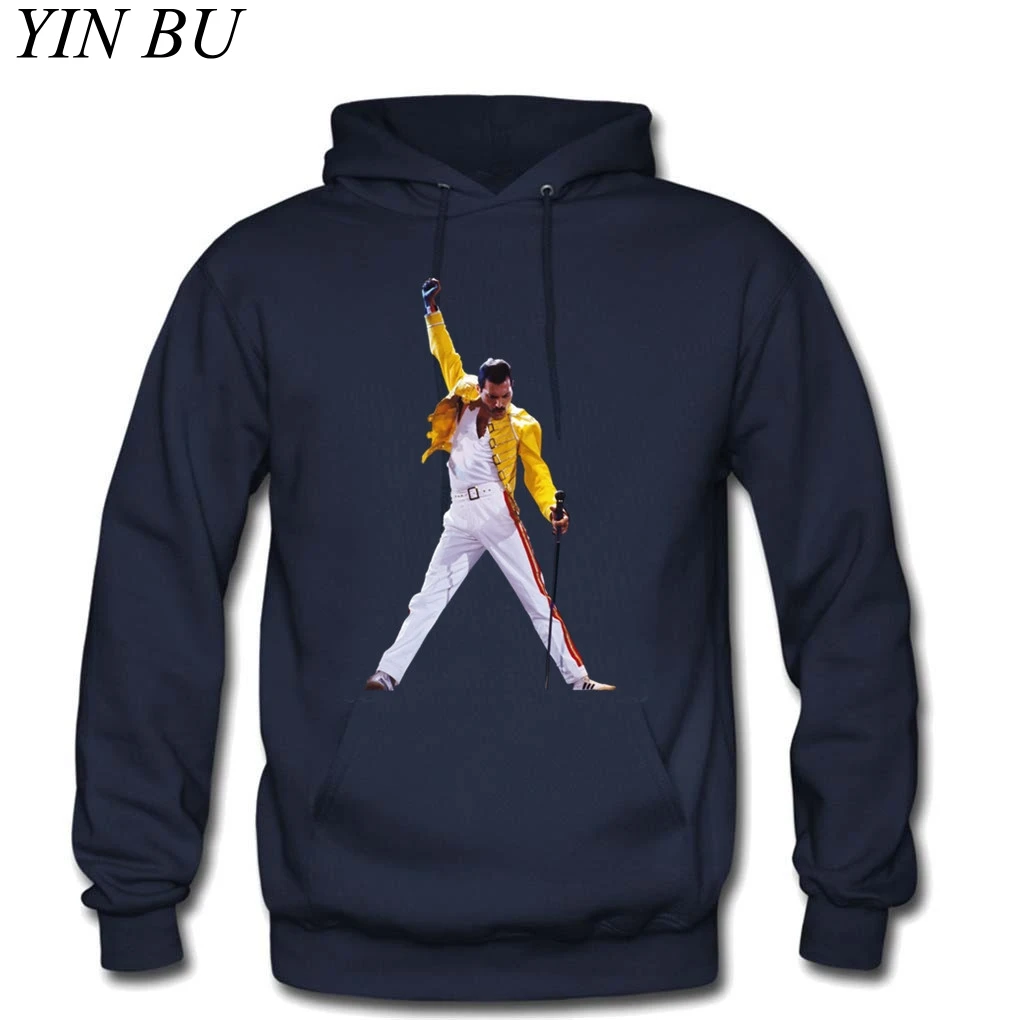 Новые забавные флисовые толстовки Фредди Меркьюри с принтом зимние повседневные