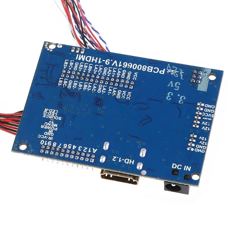 Драйвер платы контроллера Lvds совместимый с HDMI 40 контактов комплект кабелей для